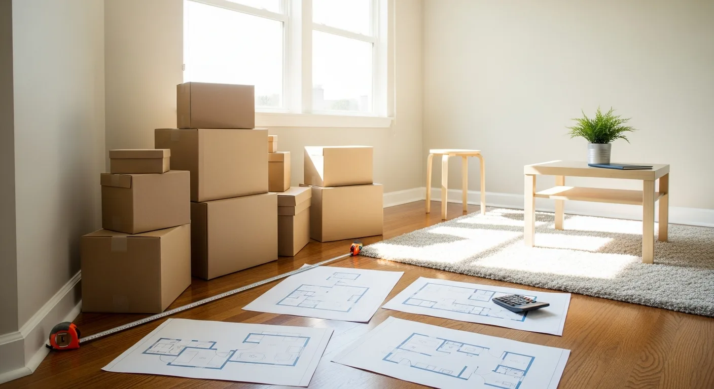Comparaison entre surface immobilière et box de stockage